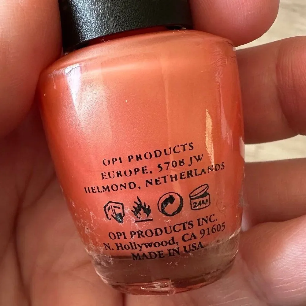 OPI Nail Lacquer NL G12 Melon Of Troy Greek Isles Collection Vintage 2004